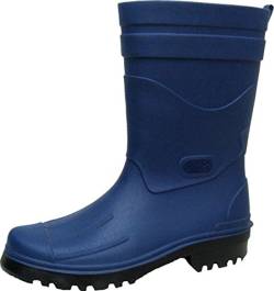 Bockstiegel Gummistiefel in Übergrößen Blau Dirk - Dk-Blau/Schwarz große Herrenschuhe, Größe:43 von Bockstiegel