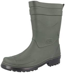 Bockstiegel Gummistiefel in Übergrößen Grün Dirk - Oliv/Schwarz große Herrenschuhe/Damenschuhe, Größe:45 von Bockstiegel