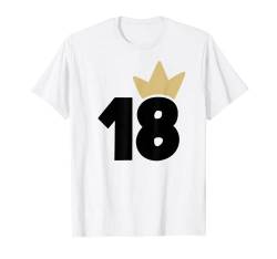 18 Krone Jahre 18. Jubiläum T-Shirt von BocuDesign