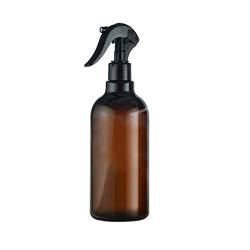 Bodhi200 0 leere bernsteinfarbene Kunststoff-Sprühflaschen mit schwarzem Sprühkopf, 500 ml, nachfüllbarer Behälter für ätherische Öle, Reinigungsmittel oder Aromatherapie von Bodhi200