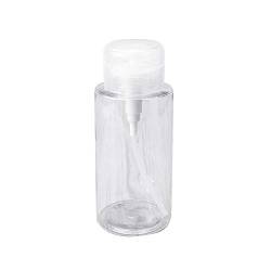 Clear Empty Nachfüllbare Push-Down-Pumpspenderflasche Flaschenpresse Für Kosmetisches Make-up Wasser Toner Nagellack Make-up Entferner Flüssigkeit Transparent 300 ml von Bodhi200