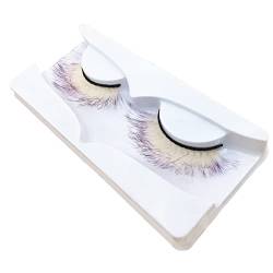 1 Paar farbige Wimpern, 3D falsche Wimpern lange dicke farbenfrohe Wimpern bequem, um falsche Augenwimpern für Frauen zu tragen N von Bodhi2000