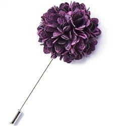 Bodhi2000 Herren Revers Stick Brosche Pin Blume Handgefertigte Boutonniere für Anzug Tuxedo von Bodhi2000