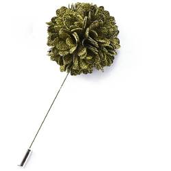 Bodhi2000 Herren Revers Stick Brosche Pin Blume Handgefertigte Boutonniere für Anzug Tuxedo von Bodhi2000