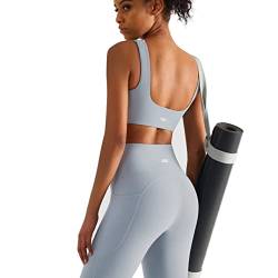 Damen Sport BH mit Lycra® Spandex bietet Shock Absorber Multi Sports Support, Starker Halt für intensives Training Große Brüste, Comfort Yoga Bra Fitness Bekleidung für Workout-H-M von Body Conscious