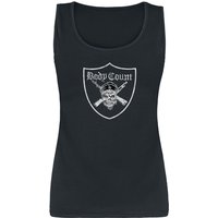 Body Count Top - Gunner Pirate Shield - S bis XL - für Damen - Größe M - schwarz  - Lizenziertes Merchandise! von Body Count