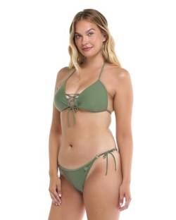 Body Glove Damen Baby Love Push-Up geformten Körbchen, Triangel-Bikinioberteil Bikini, Cactus, XL von Body Glove