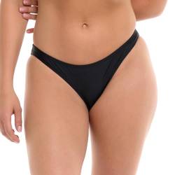 Body Glove Damen Basic Solid Full Coverage Bikini Bottom Swimsuit Bikinihose, Smoothies Schwarz, X-Large von Body Glove
