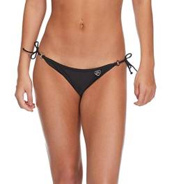 Body Glove Damen Brasilia Solid Tie Side Cheeky Bottom Swimsuit Bikini-Unterteile, Smoothies Schwarz, Large von Body Glove