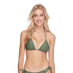 Body Glove Damen Smoothies DITA Solid Triangle Slider Bikini Top Swimsuit Bikinioberteil, Cactus, Large von Body Glove