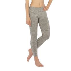 Body&Co HÜFT-SPORTLEGGING mit Koffein Mikrokapseln (GRAU Melange, L/XL) von Body&Co