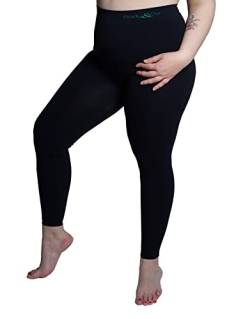 Body&Co Legging Leggins mit patentiertem Emana®-Garn Ideal für weichere, kurvige Körper Bequeme Größen von Body&Co