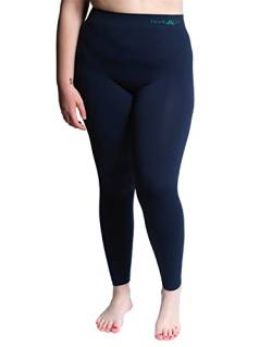 Body&Co Legging Leggins mit patentiertem Emana®-Garn Ideal für weichere, kurvige Körper Bequeme Größen von Body&Co