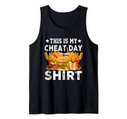 Cheat Day Fast Food Fitness Workout Warmup Fitnessstudio Gym Tank Top von Bodybuilding & Cardio Funny Fitness Gym Shirts