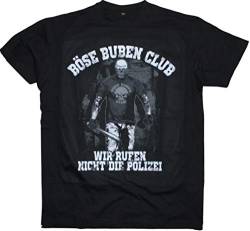 Böse Buben Club Shirt - Wir rufen Nicht die Polizei (L) von Böse Buben Club