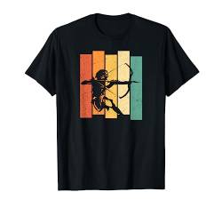 Bogenschützen Pfeil Bogen Bogensport Motiv Bogenschießen T-Shirt von Bogenschießen Bekleidung für Männer Frauen