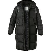 BOGNER Herren Daunenparka schwarz Mikrofaser unifarben von Bogner