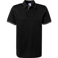 BOGNER Herren Polo-Shirt schwarz Baumwoll-Jersey von Bogner
