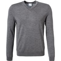 BOGNER Herren Pullover grau Schurwolle unifarben von Bogner