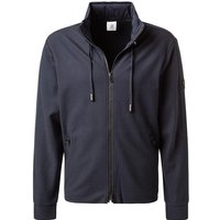 BOGNER Herren Sweatjacke blau Baumwolle unifarben von Bogner