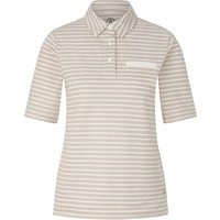 BOGNER Polo-Shirt Peony für Damen - Beige/Weiß - 40 von Bogner