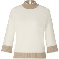 BOGNER Pullover Magda für Damen - Off-White/Camel - 40 von Bogner