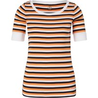 BOGNER T-Shirt Jackie für Damen - Orange/Navy-Blau - 38 von Bogner