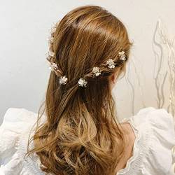 Bohend Mini Blume Haarklaue 10 ST Strass Dicke Haarspange Stark Groß Rutschfest Haarstyling-Zubehör für Frauen Mädchen von Bohend