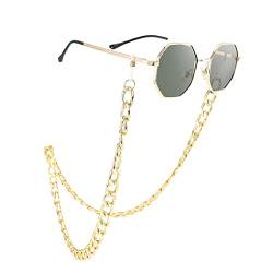 Bohend Mode Sonnenbrillen Kette Gold Frauen Brillenkette Brillenzubehör Zum Brille Und Sonnenbrille von Bohend