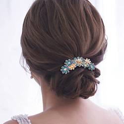 Bohend Strass Blume Kamm Dekorativ Haarkämme Braut Haarschmuck für Frauen und Mädchen (4) von Bohend