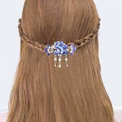 Bohend Strass Haarspangen Dekorativ Haar Klammern Kristall Haarstücke Haarstyling-Zubehör für Frauen und Mädchen (2) von Bohend