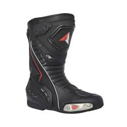 Bohmberg Pretorian Herren Motorradstiefel, ergonomisch, Motorradschuhe aus stabilem Leder mit aufgesetzten Hartschalenprotektoren - 42 von Bohmberg