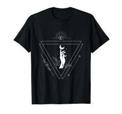 Boho-Design mit Hand, allsehendem Auge, Sonne, Mond & Stern T-Shirt von Boho T-Shirt