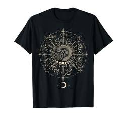 Boho Sonne & Mond mit Sternzeichen T-Shirt von Boho T-Shirt
