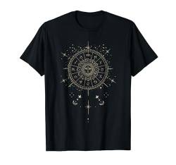 Boho Sonne & Mond mit Sternzeichen & esoterischem Design T-Shirt von Boho T-Shirt