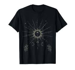 Boho Sonne & Mond mit Tarotkarte im esoterischen Design T-Shirt von Boho T-Shirt