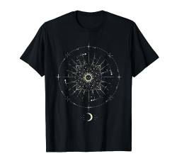 Boho Sonne und Mond mit kreisförmigem esoterischem Design T-Shirt von Boho T-Shirt