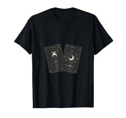 Boho Sonne & Mond with 2 tarotcards in esoteric design T-Shirt von Boho T-Shirt
