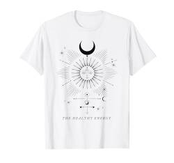 Kosmische Boho Illustration der Mond Phase T-Shirt von Boho T-Shirt