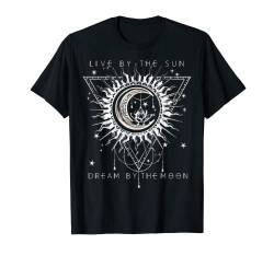 Live By The Sun Dream By The Moon Boho Premium T-Shirt von Boho T-Shirt