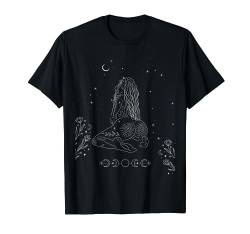 Mystische Frau der Boho Astrologie T-Shirt von Boho T-Shirt