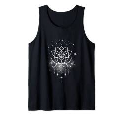 Spirituelle Henna-Lotusblume als Mandala im Boho-Stil Tank Top von Boho T-Shirt