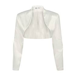 Bolerose formal Satin Langen Ärmel Bolero (Elfenbein, L) von Bolerose