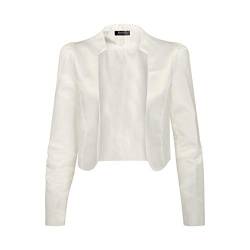 Bolerose formal Satin Langen Ärmel Bolero Jacke (Elfenbein, 3XL) von Bolerose