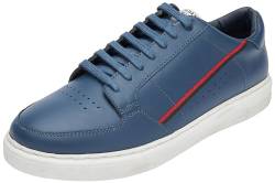 Boline Herren Sneakers aus Leder, Marine, 41 EU von Boline