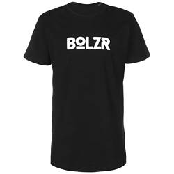 Bolzr Long T-Shirt Herren schwarz/weiß, L von Bolzr