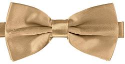 BomGuard Herren Fliege Damen Männer Schleife Mann Jugendliche,beige-gold von BomGuard