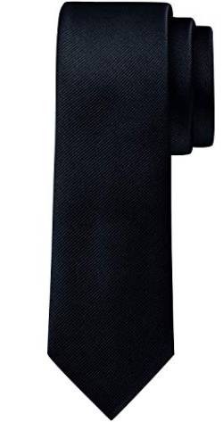 BomGuard Herren Krawatte 6cm, dunkelblau matt von BomGuard