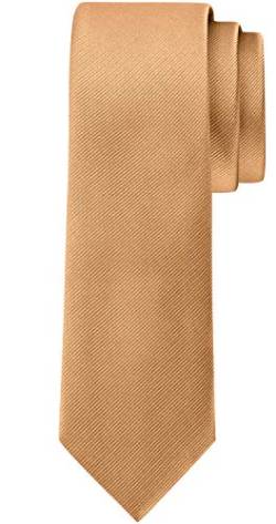 BomGuard Herren Krawatte 6cm,beige matt von BomGuard