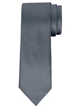 BomGuard Herren Krawatte 7 cm breit,dunkelgrau von BomGuard